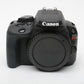 Canon Rebel SL1 DSLR body, batt+charger+strap, Only 307 Acts!! Mint-