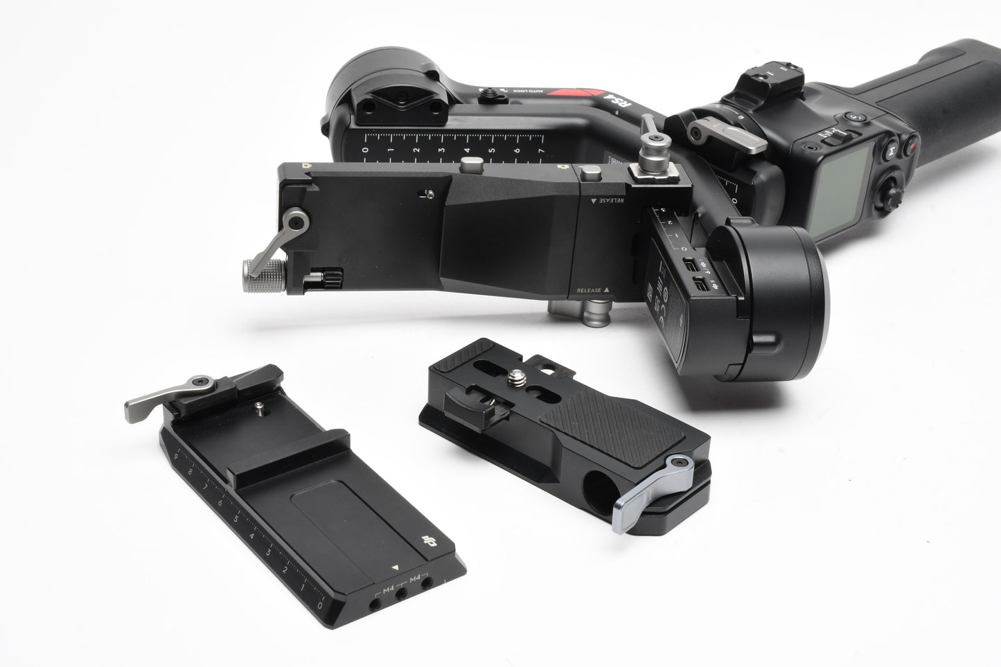 DJI RS 4 Gimbal Stabilizer, Case, Complete, Tested, w/Focus pro