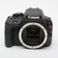 Canon Rebel SL1 DSLR body, batt+charger+strap, Only 307 Acts!! Mint-