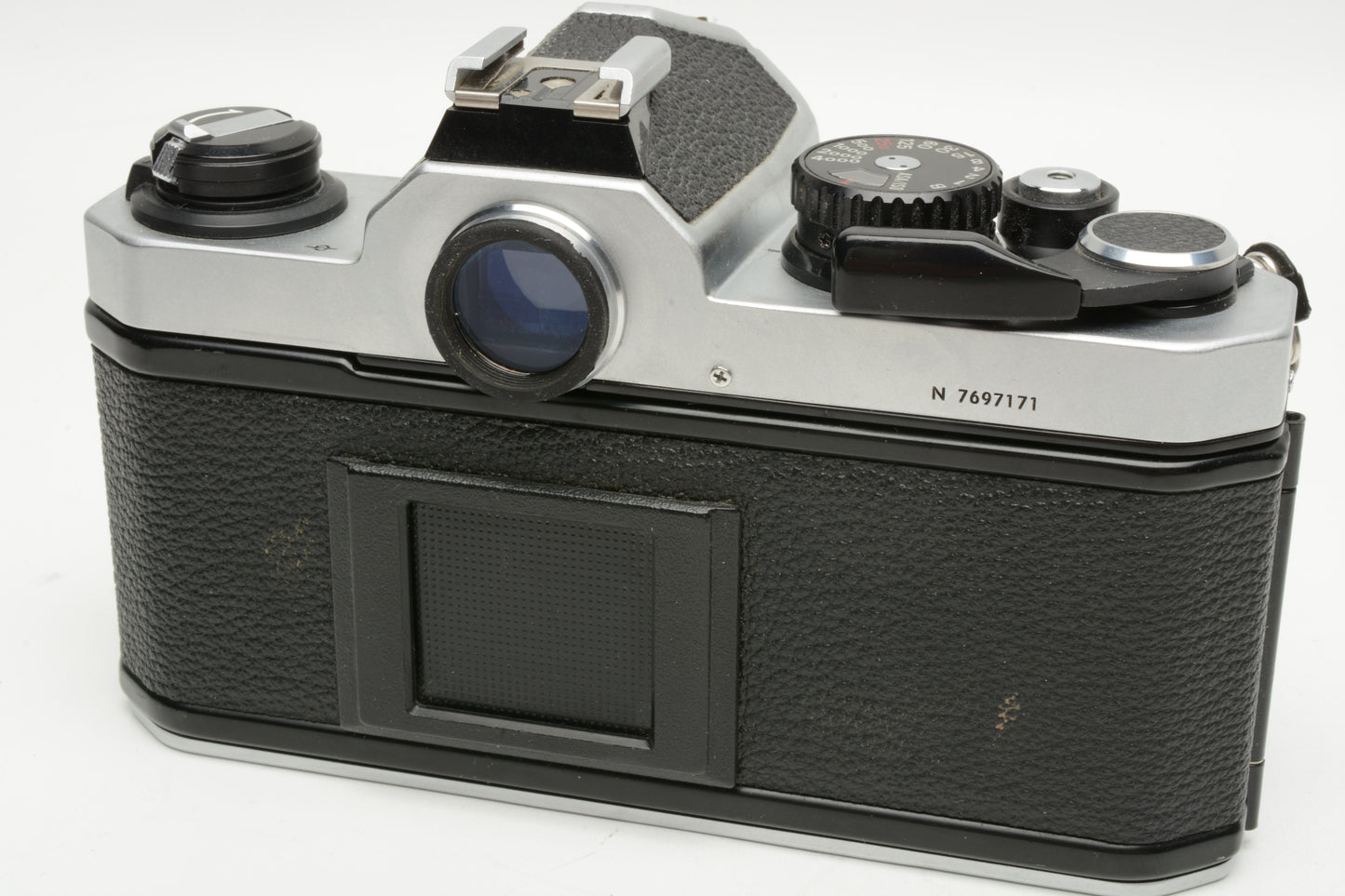 Nikon FM2N chrome 35mm SLR body, strap, cap, eyepiece, tested, New Seals