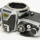 Nikon FM2N chrome 35mm SLR body, strap, cap, eyepiece, tested, New Seals