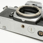 Nikon FM2N chrome 35mm SLR body, strap, cap, eyepiece, tested, New Seals