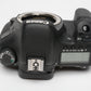 Canon EOS 7D 18MP DSLR body, batt, charger, strap, manual, cap, Only 5161 Acts!!