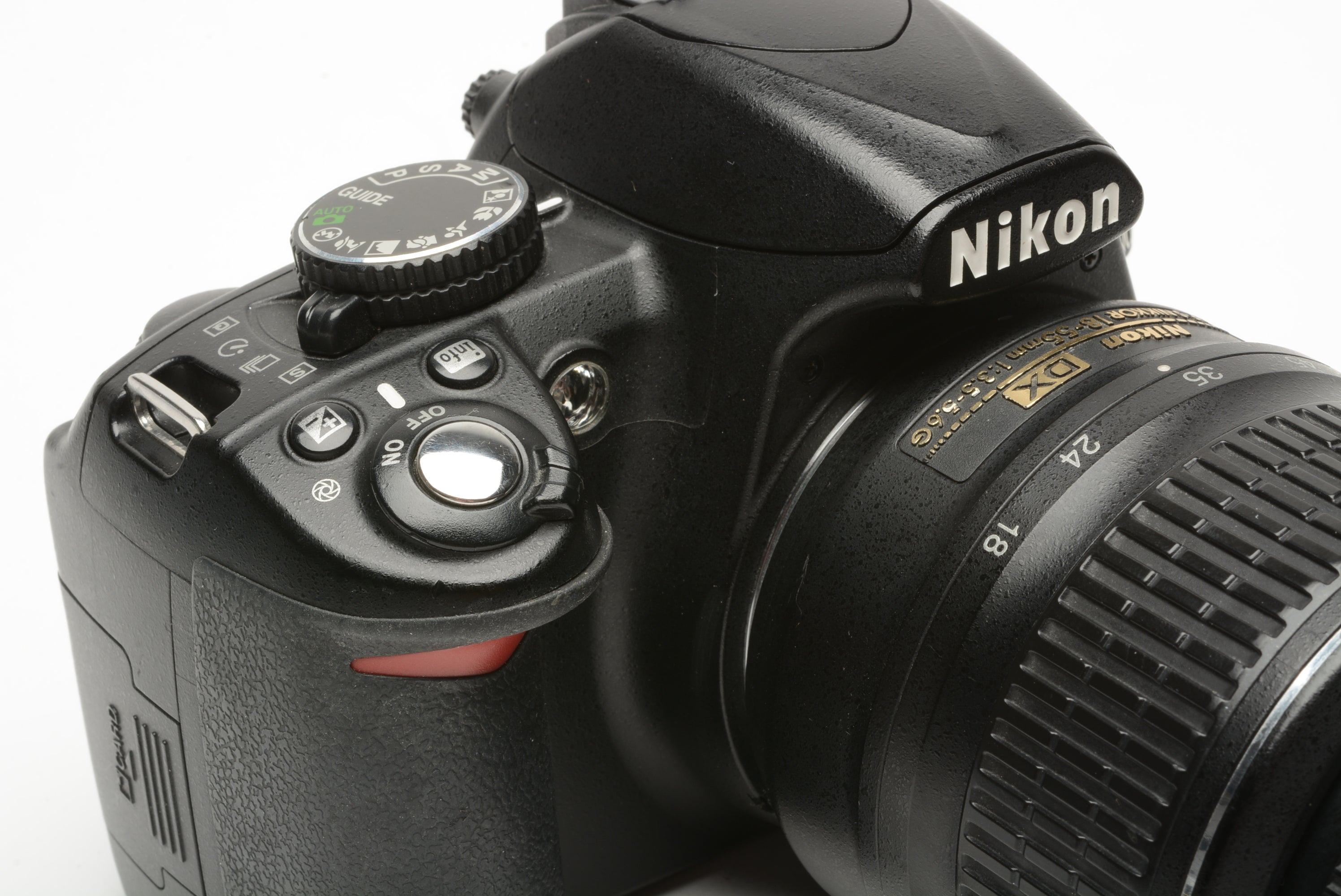 Nikon D3100 DSLR w/Nikkor AFS 18-55mm f3.5-5.6G zoom, batt+charger