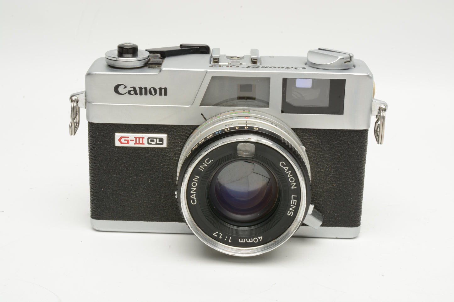 Canonet QL17 GIII Rangefinder Camera with 40mm 1.7 Lens, New seals, tested, Clean!