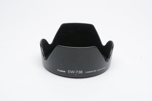 Canon Genuine EW-73B plastic lens hood in box