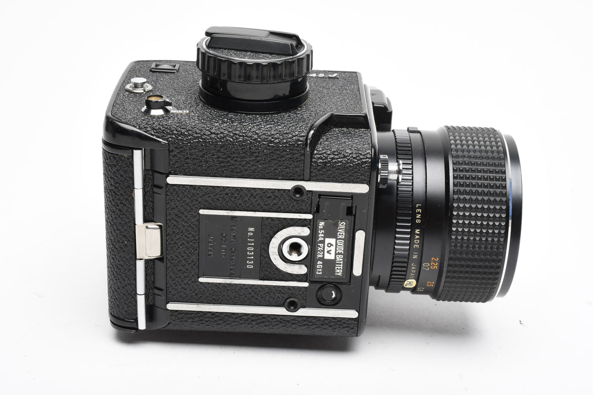 Mamiya M645J w/85mm f1.9 lens, AE Prism, New seals, Great!