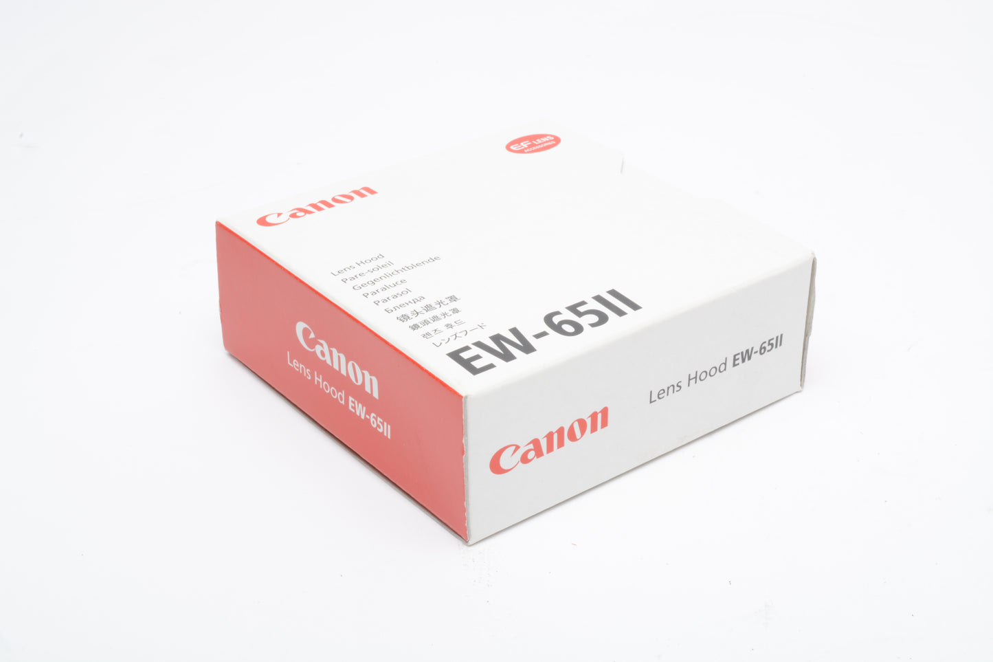 Canon Genuine EW-65II plastic lens hood in box