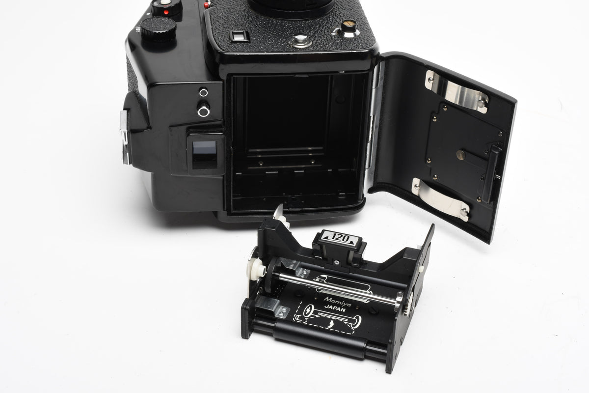 Mamiya M645J w/85mm f1.9 lens, AE Prism, New seals, Great!