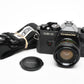 Chinon CS-4 35mm SLR w/ Petri 55mm f1.8 Prime lens, New Seals, Great!
