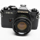 Chinon CS-4 35mm SLR w/ Petri 55mm f1.8 Prime lens, New Seals, Great!