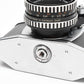 Exakta 500 SLR w/Carl Zeiss Jena Tessar 50mm f2.8 + Case, Spool, Shoe