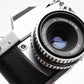 Exakta 500 SLR w/Carl Zeiss Jena Tessar 50mm f2.8 + Case, Spool, Shoe