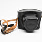 Exakta 500 SLR w/Carl Zeiss Jena Tessar 50mm f2.8 + Case, Spool, Shoe