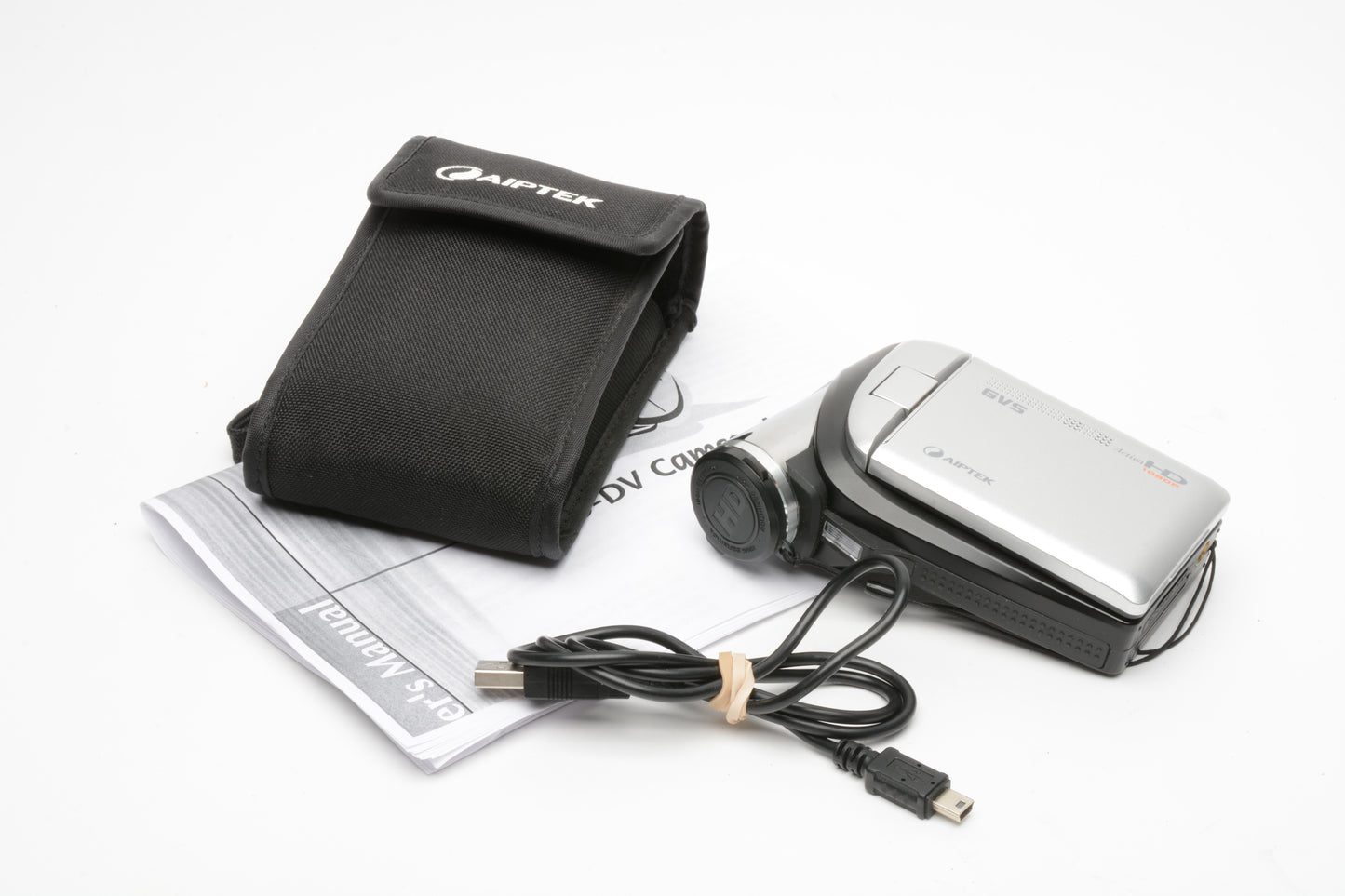 Aiptek Action HD 1080P GVS video camera, case+strap, tested