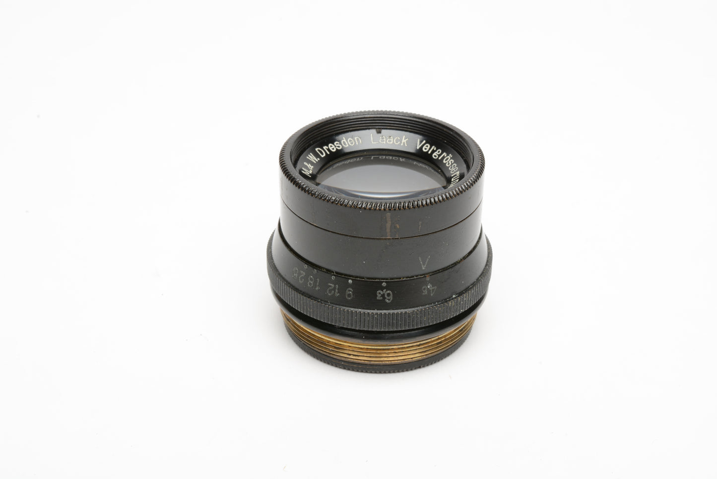 M & W Dresden Laack Vergrossenrungs 9cm 90mm f4.5 Enlarging lens w/Retaining ring