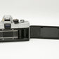 Minolta SRT-101 Chrome 35mm SLR Body Only, cap+manuals+new seals, Tested