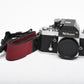 Nikon F2 35mm SLR body w/DP-1 finder, very clean & accurate, timeless (silver)