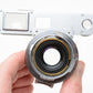 Leica 35mm f2 Summicron M Lens (Ver 1) Chrome 11108 w/Goggles, Very clean!