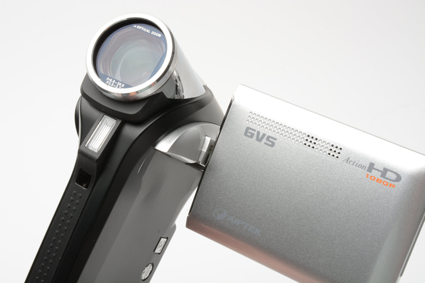 Aiptek Action HD 1080P GVS video camera, case+strap, tested