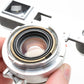 Leica 35mm f2 Summicron M Lens (Ver 1) Chrome 11108 w/Goggles, Very clean!