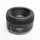 Canon EF 50mm f1.8 STM prime lens, caps, Mint- Boxed