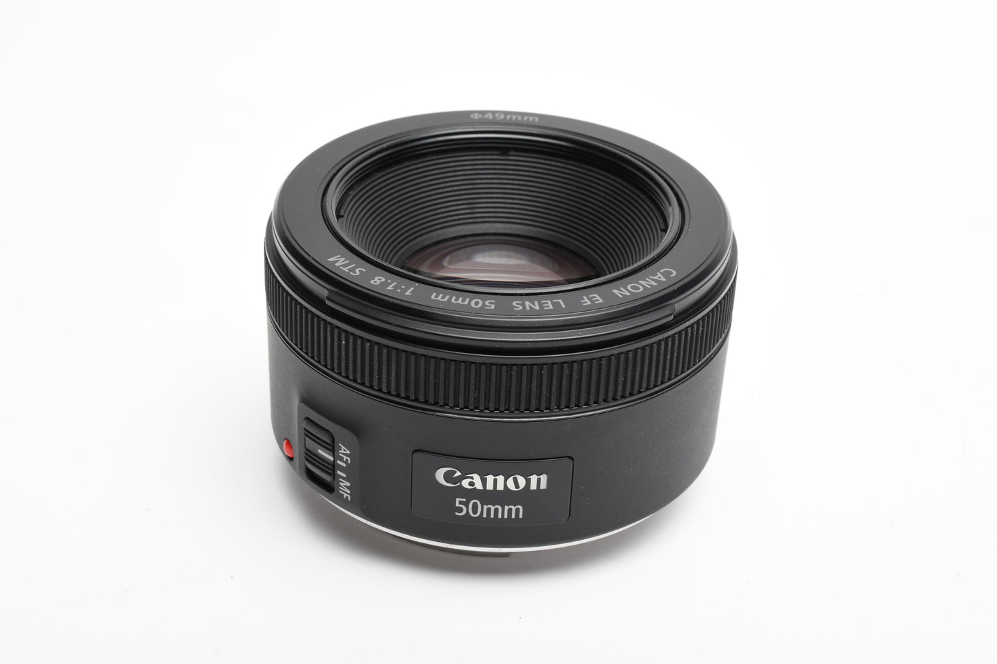 Canon EF 50mm f1.8 STM prime lens, caps, Mint- Boxed