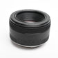 Canon EF 50mm f1.8 STM prime lens, caps, Mint- Boxed