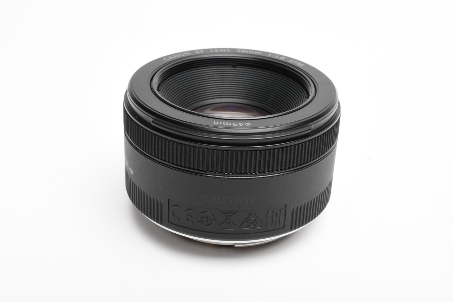 Canon EF 50mm f1.8 STM prime lens, caps, Mint- Boxed