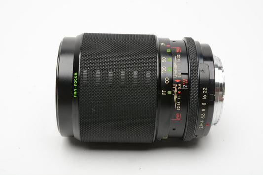 Sigma 135mm f2.8 Pantel Portrait lens for MD Mount, case+caps