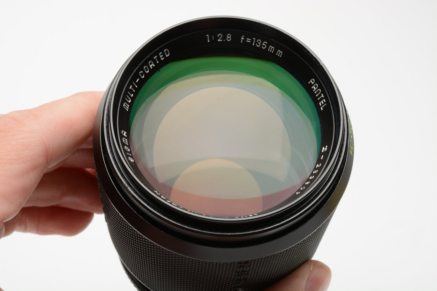 Sigma 135mm f2.8 Pantel Portrait lens for MD Mount, case+caps