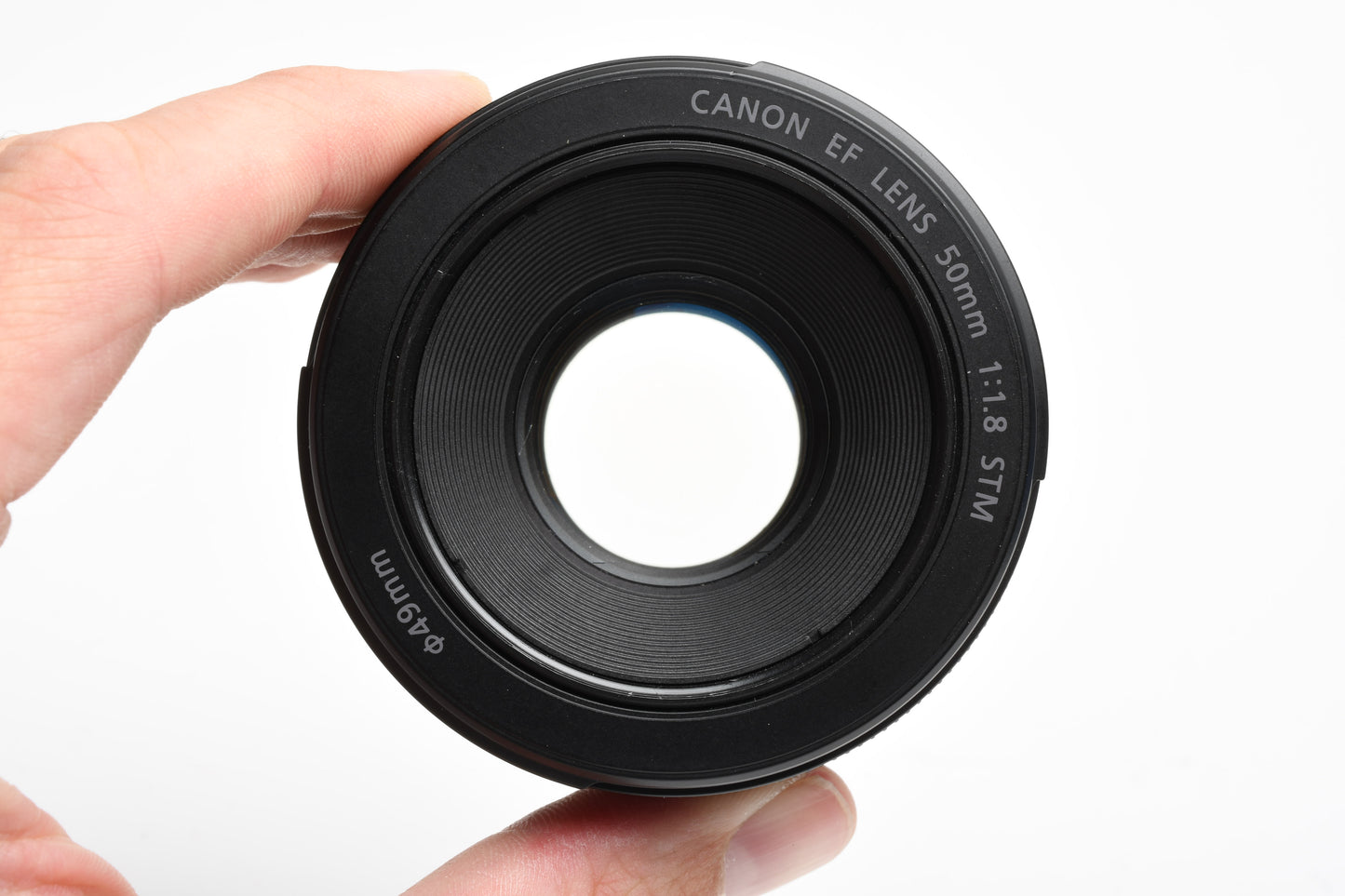 Canon EF 50mm f1.8 STM prime lens, caps, Mint- Boxed