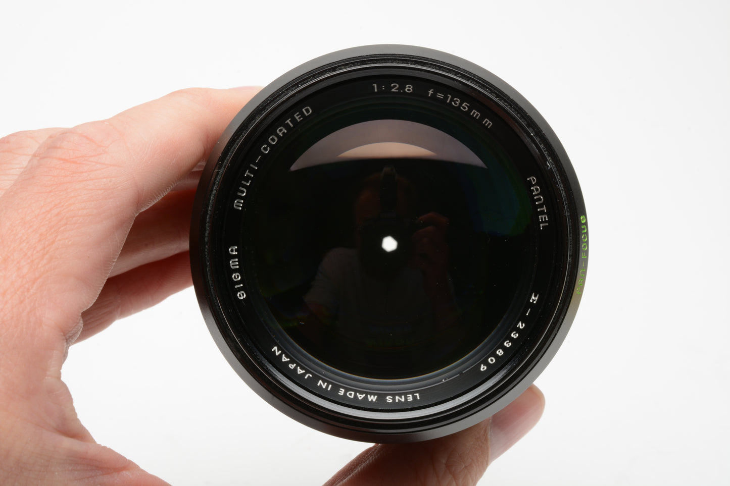 Sigma 135mm f2.8 Pantel Portrait lens for MD Mount, case+caps