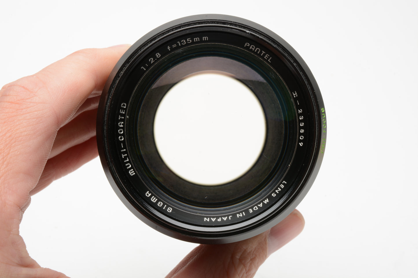 Sigma 135mm f2.8 Pantel Portrait lens for MD Mount, case+caps