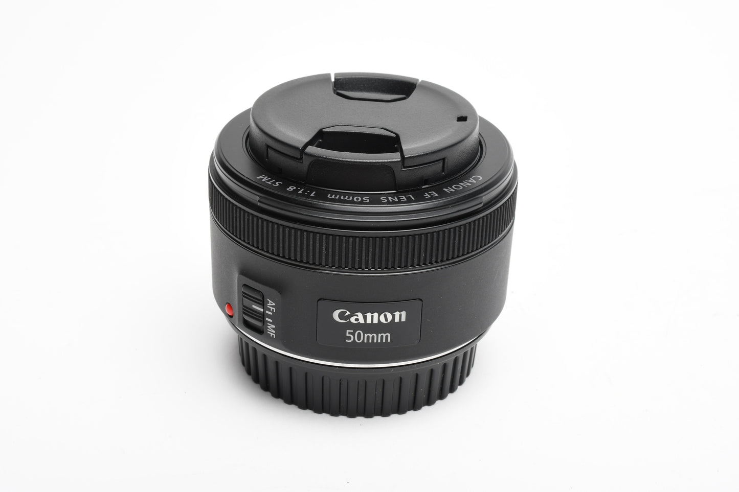 Canon EF 50mm f1.8 STM prime lens, caps, Mint- Boxed