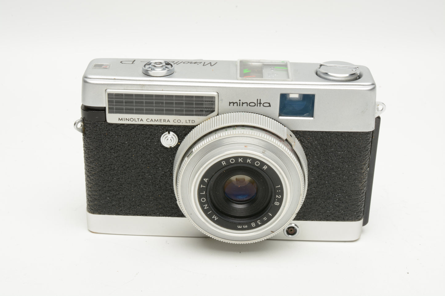 Minolta Minoltina P 35mm Rangefinder camera, Case, New Seals, Tested, Works great!