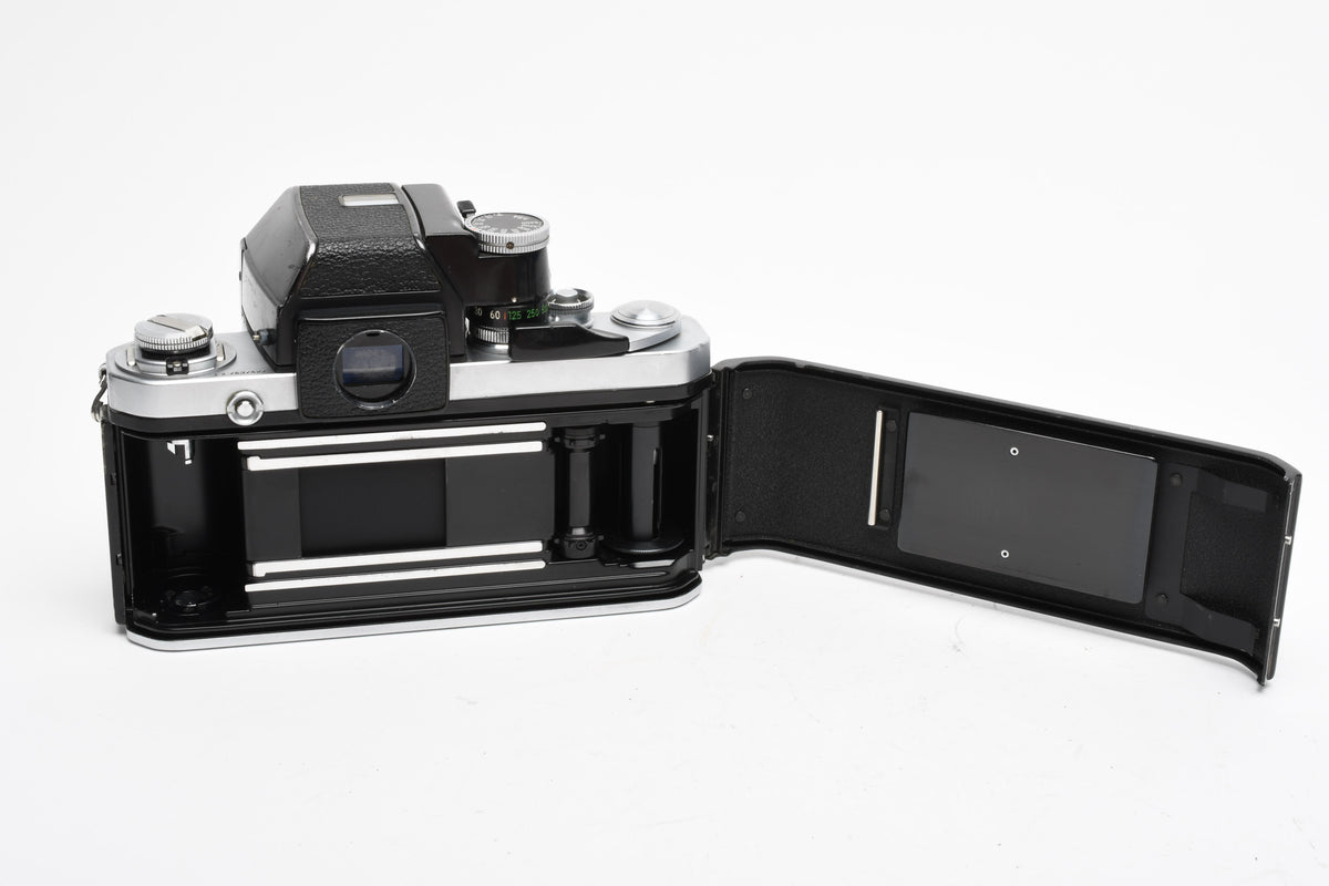 Nikon F2 35mm SLR body w/DP-1 finder, very clean & accurate, timeless (silver)
