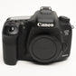 Canon EOS 7D Mark II DSLR Body w/3 batts, charger, strap, 52K Acts, Tested, Nice