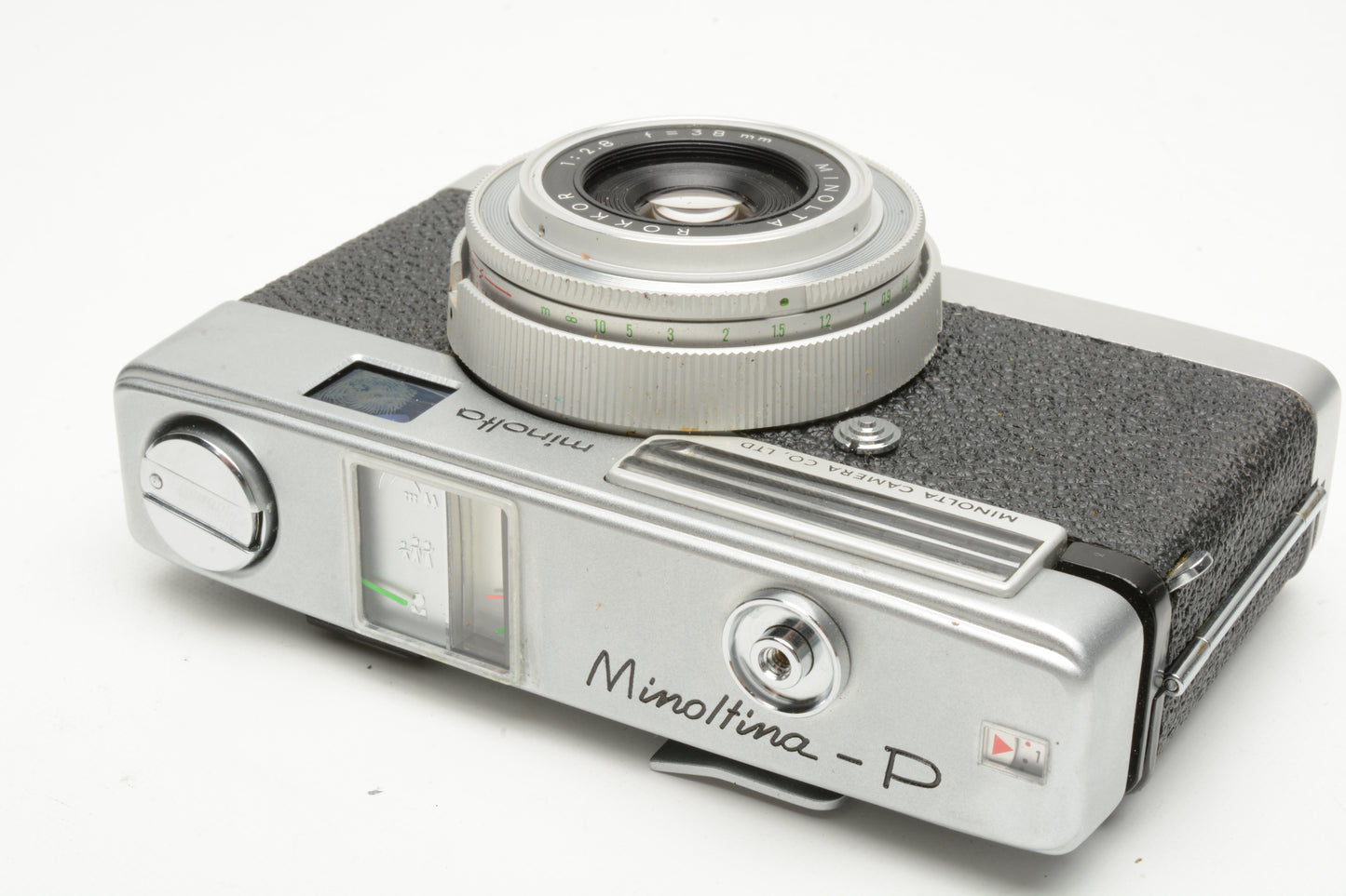 Minolta Minoltina P 35mm Rangefinder camera, Case, New Seals, Tested, Works great!