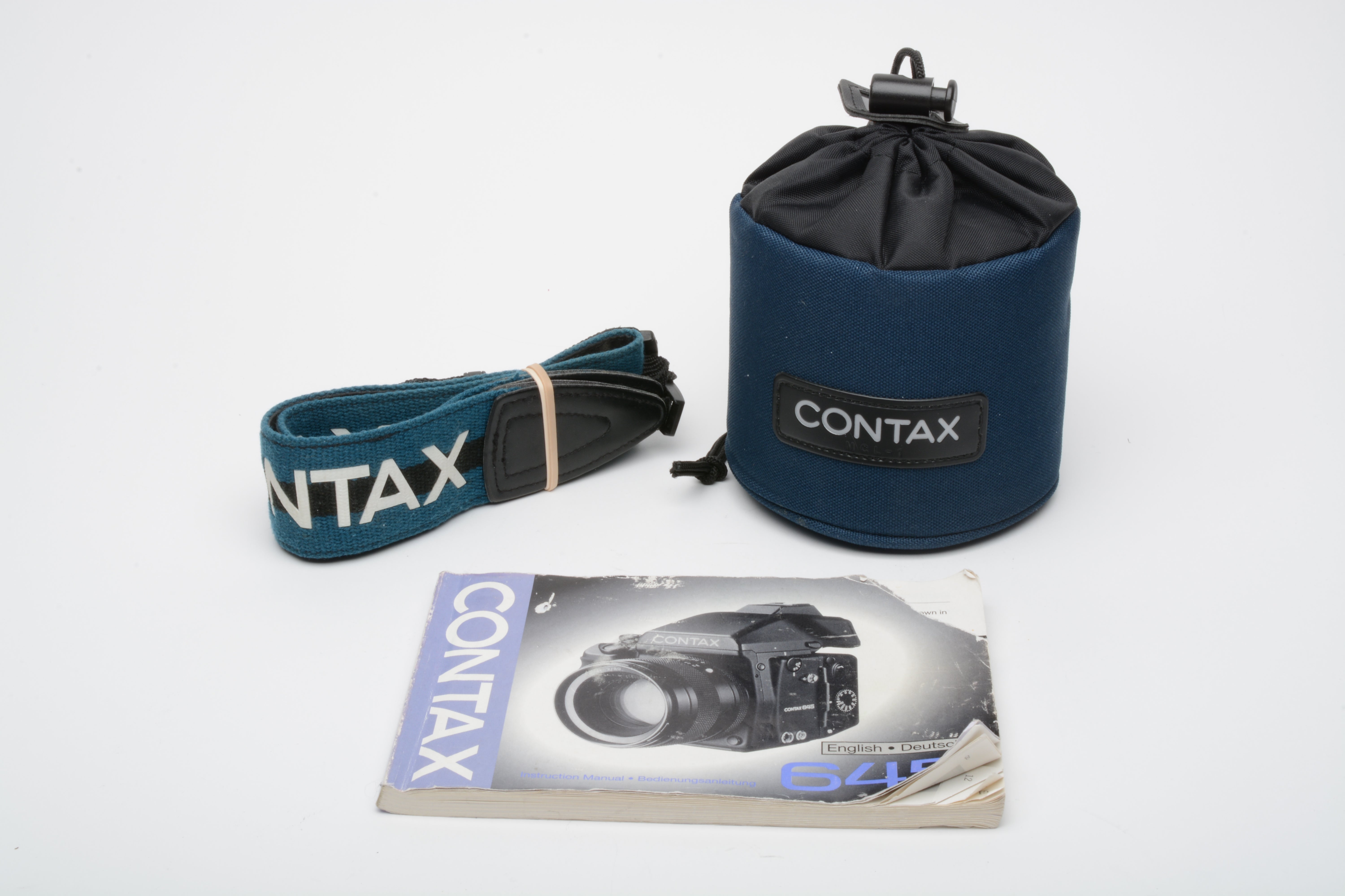 Contax 645 Medium Format Camera w/Planar T* 80mm f2, 120 back 