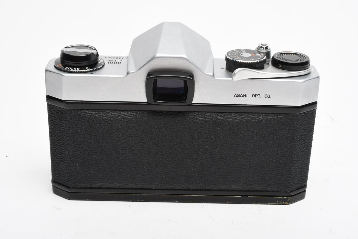 Pentax Spotmatic SP1000 35mm SLR w/35mm f2.8 lens, Great! New seals