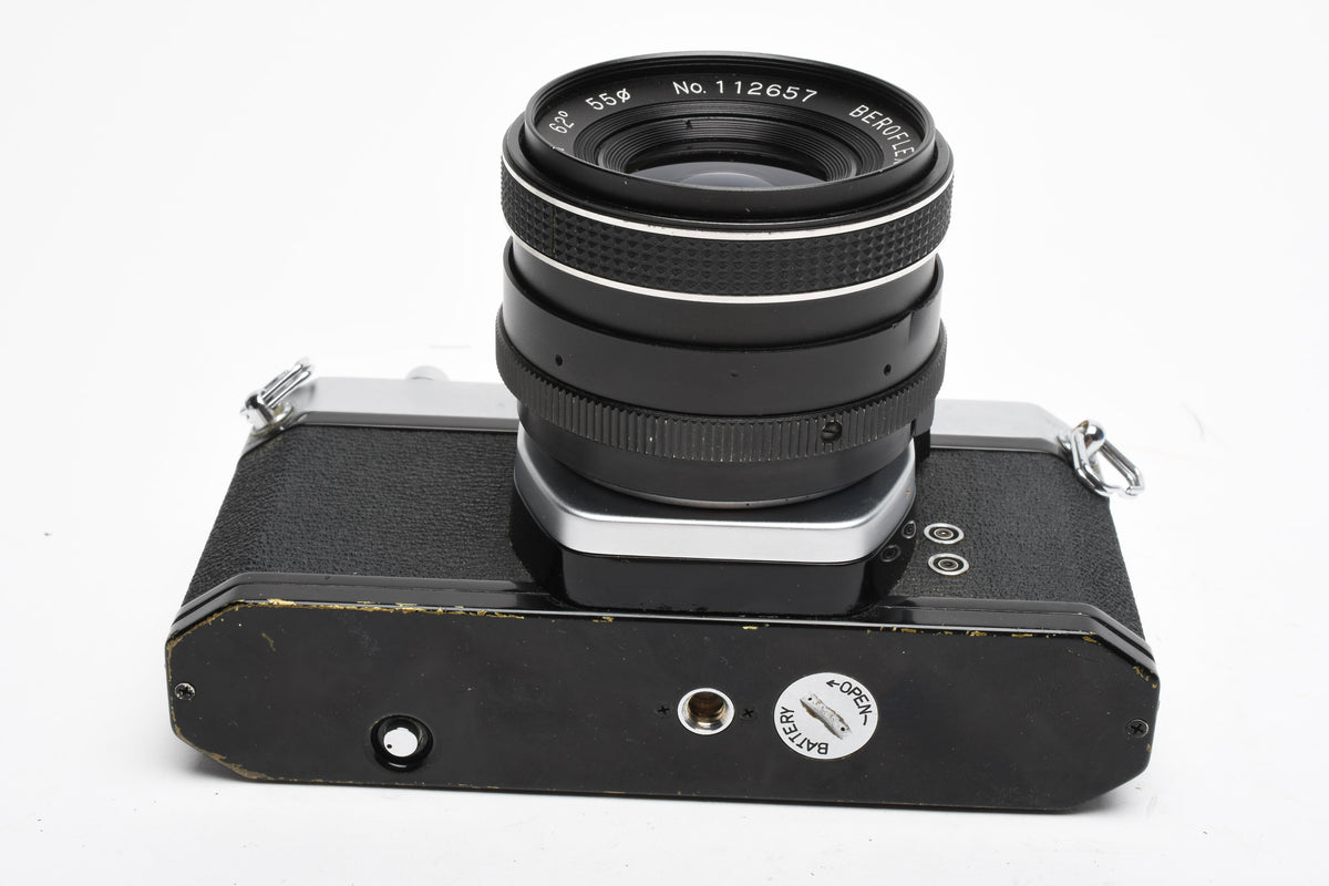 Pentax Spotmatic SP1000 35mm SLR w/35mm f2.8 lens, Great! New seals