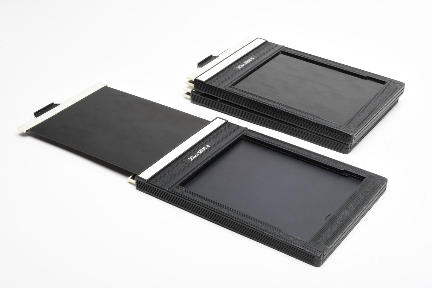 3X Lisco Regal II 4x5 sheet film holder, very clean w/Dark slides