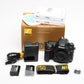 Nikon D750 DSLR Body w/2X batts, charger, strap, manuals, boxed  53K acts Clean