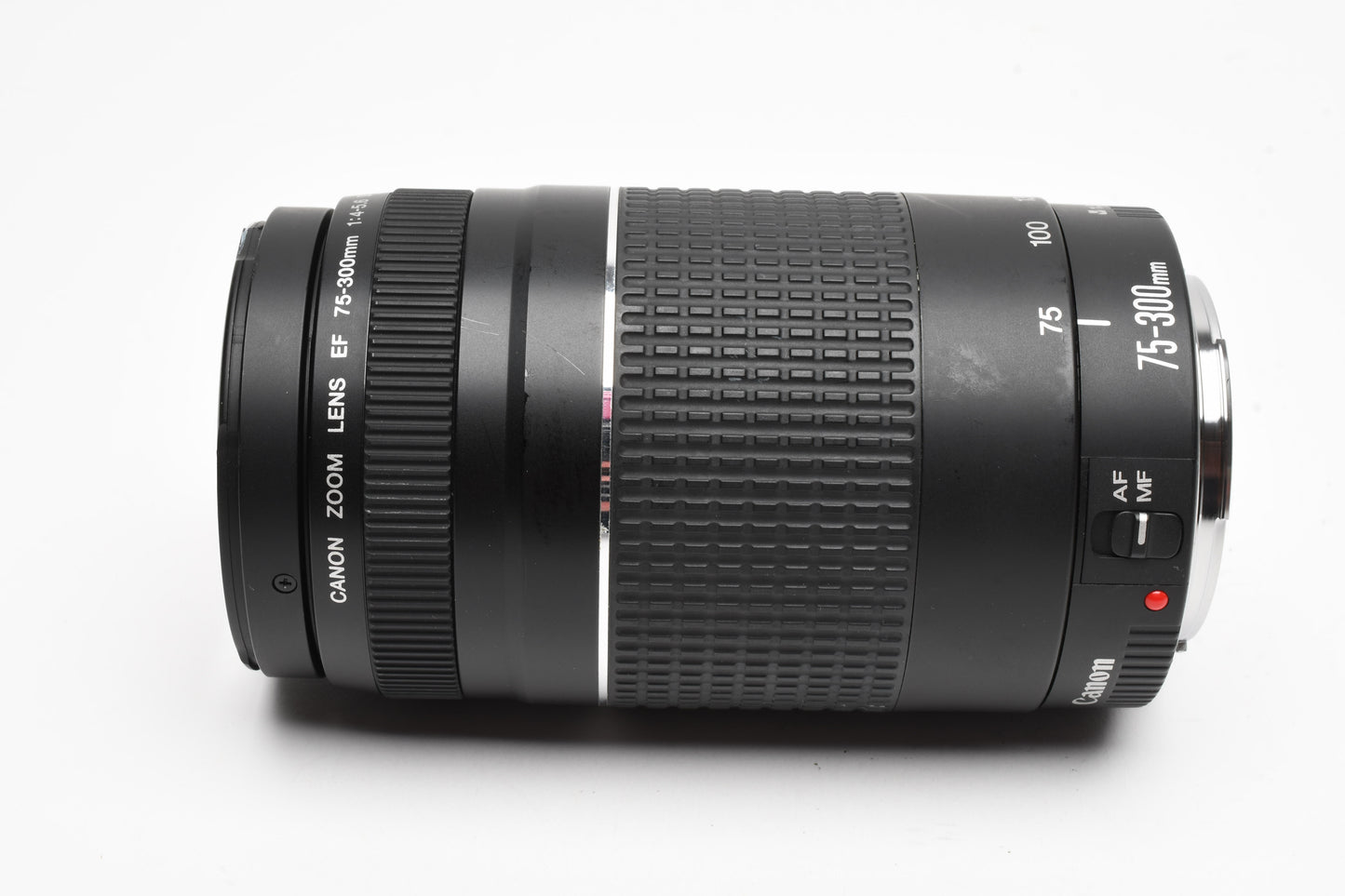 Canon EF 75-300mm f4-5.6 III Telephoto zoom lens, caps, UV, Tested