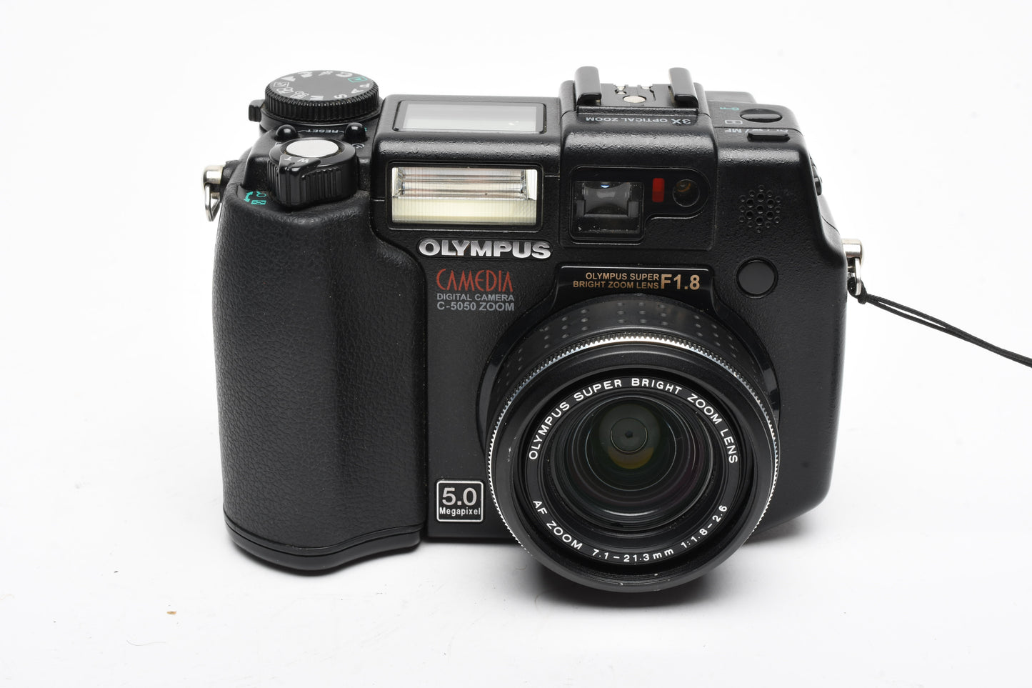 Olympus C5050 5MP Digital Point&Shoot w/f1.8 lens, CF, strap, Tested