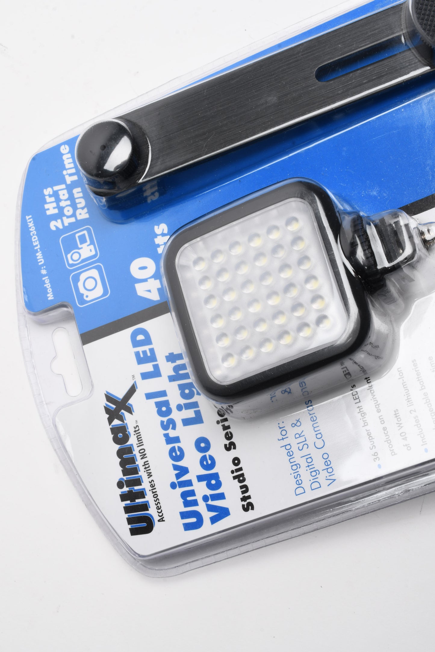 Ultimaxx UM-LED36KIT Universal LED Light for DSLRS, Mirrorless, Video, New