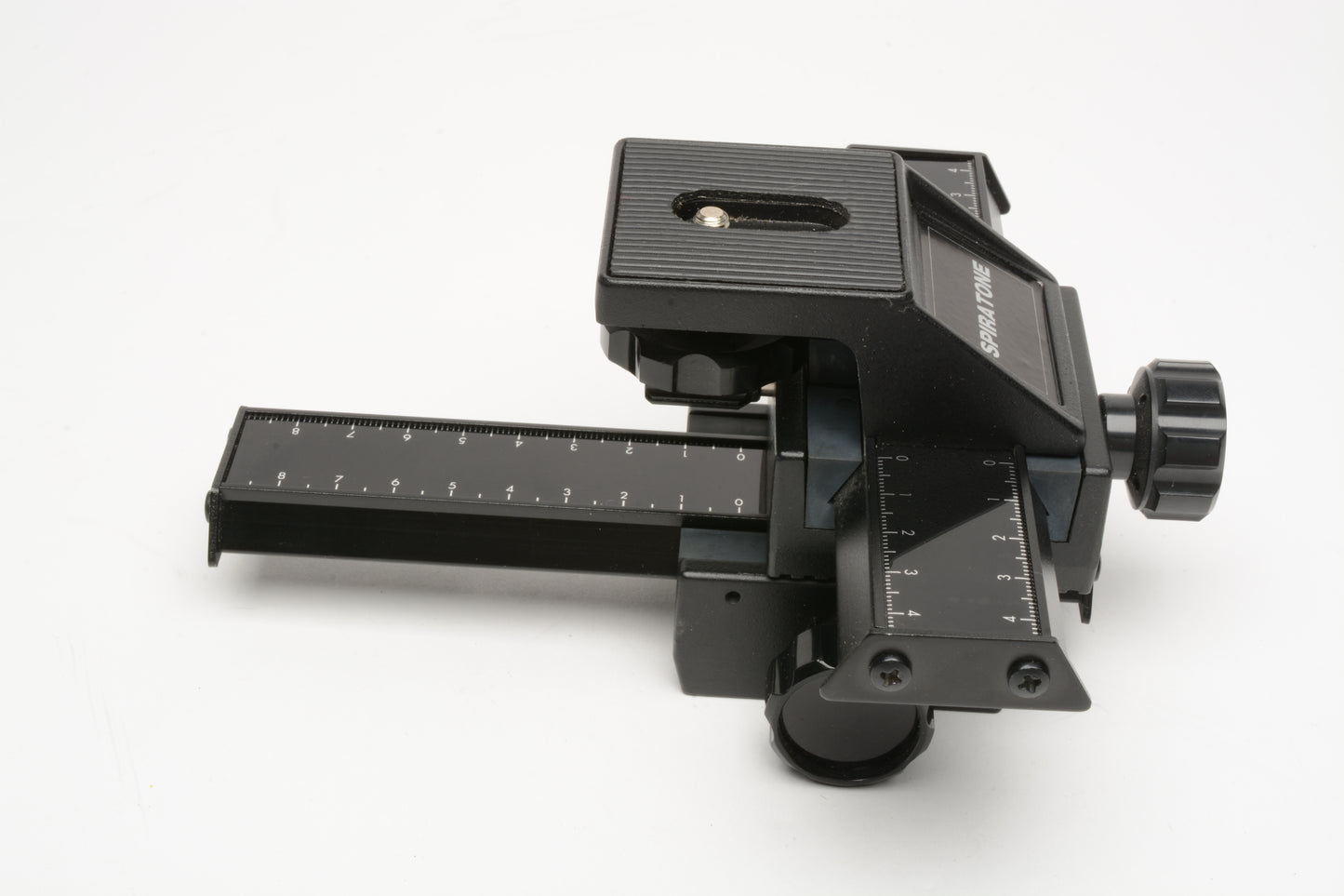 Spiratone Macro Focusing Camera Mount Rail 4 Way Slider, Very clean