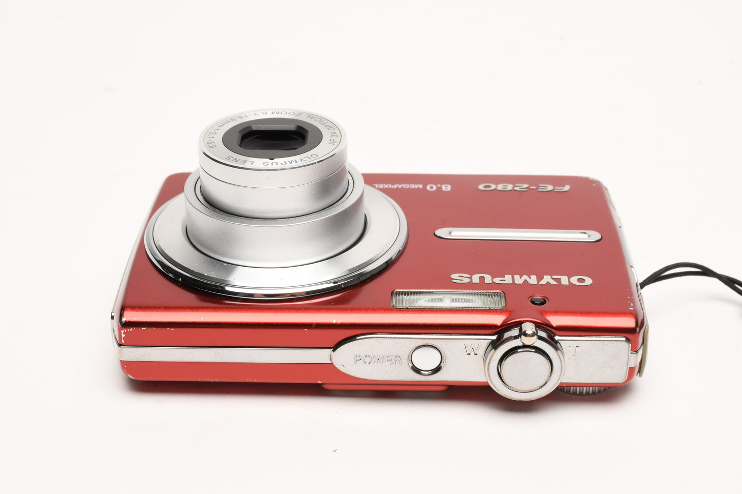 Olympus FE-280 8MP Digital Point&Shoot camera (Red), Tested *Read