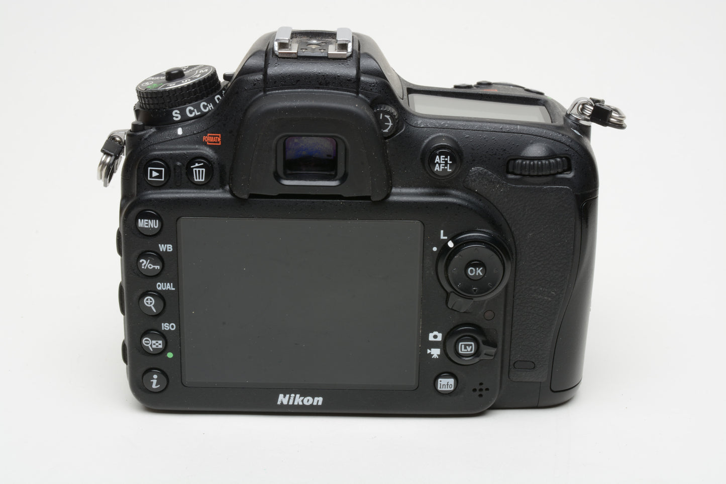 Nikon USA D7200 DSLR Body, 2batts+charger+Nice strap, Only 34,403 Acts!